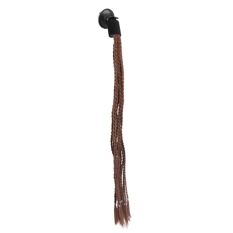 Colorful Stylish Motorcycle Helmet Ponytail Helmet Dreadlocks Braids with Suction