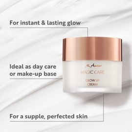 M. Asam MAGIC CARE Glow Up Cream (1.69 Fl Oz) - Light facial cream with immediate & long-term glow effect, skincare for fresh and youthful complexion, ideal as day care & as make-up base.