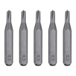 HARFINGTON 5pcs W1.5 Medium Board Screwdriver Bit 5/32" Hex Shank 28mm Length Magnetic Phillips Head Hex Bits S2 Steel Screw Driver Bit for Electric Manual Screwdrivers Precision Repair