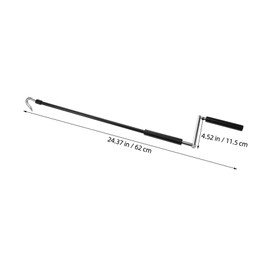 Toddmomy Heavy Duty Manual Awning Crank Handle for Rv Replacement Wand for Outdoor Shade Canopy Operation Durable Space Saving Design for Effortless Use Awning