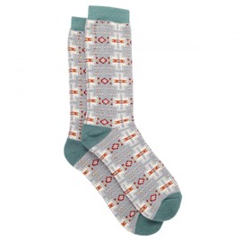 ASR Outdoor Sage Green Navajo Mens Socks Hiking Gear Camping Accessories, 1 Pair