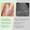 mobumeia 3-in-1 Silikon-Fersenpolster für High Heels (6 Stück) – Schmetterling/Massage/Krone
