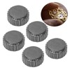 5pcs Professional Watch Head Steel Watch Crown Repairing Parts Replacement