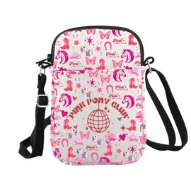 Singer Gift Pink Pony Club Crossbody Bag Lyrics Gift Music Lover Gift Midwest Princess Gift (Pink Club CR EU)