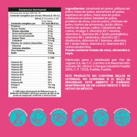 Flor De Jaguar  Smarti Smoothie 450 G  Bebida En Polvo Sabor Fresa Sin Azcar  Ayuda Al Desarrollo ptimo Fsico Y Mental I Con Protena Vegetal, Frutas  