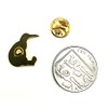 Kiwi Bird Gold Metal Pin Badge, Metal