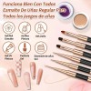Set de 5 Pinceles de Uñas VABESSA para Acrílico, Doble