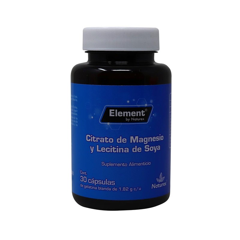 Element | Citrato de magnesio y lecitina de soya suplemento
