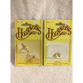 Houseworks VTG Houseworks Door Knobs &  Knocker Dollhouse Miniatures Building Supplies