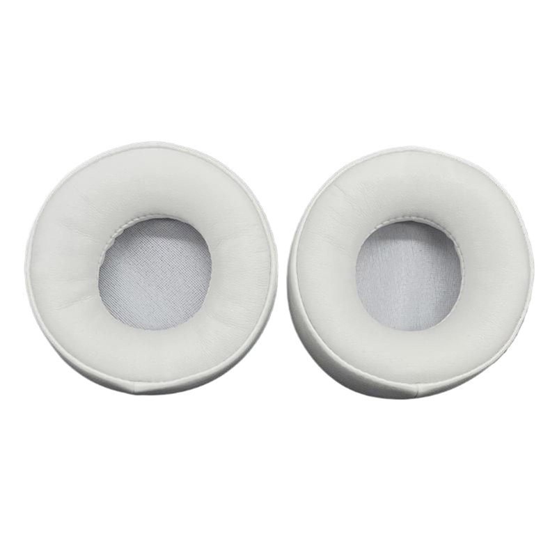 PTILSERY 90mm Lambskin Leather Replacement Memory Foam Earpads for Headphones