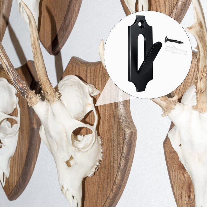 4 Pcs European Mount Skull Hanger Deer Skull Hooks Mount