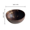 Coconut Bowl Set Leakage Proof Reusable Hand Polished Coconut Shell