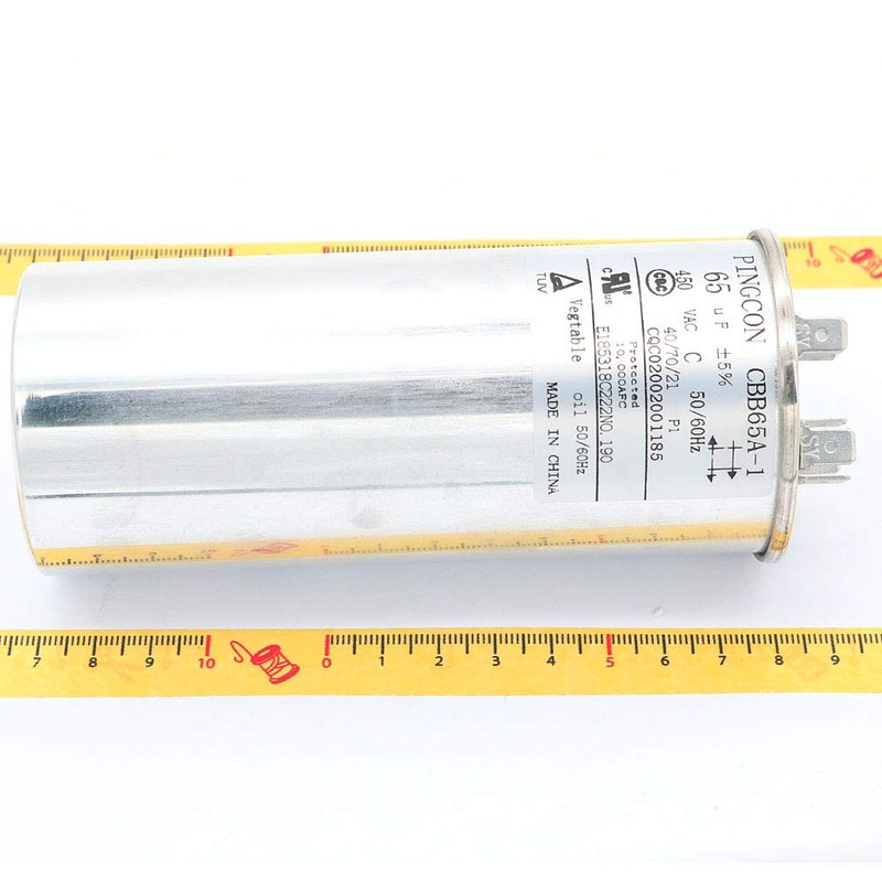 DollaTek 65uF CBB65 Capacitor Motor Running for Air Conditioner 450VAC