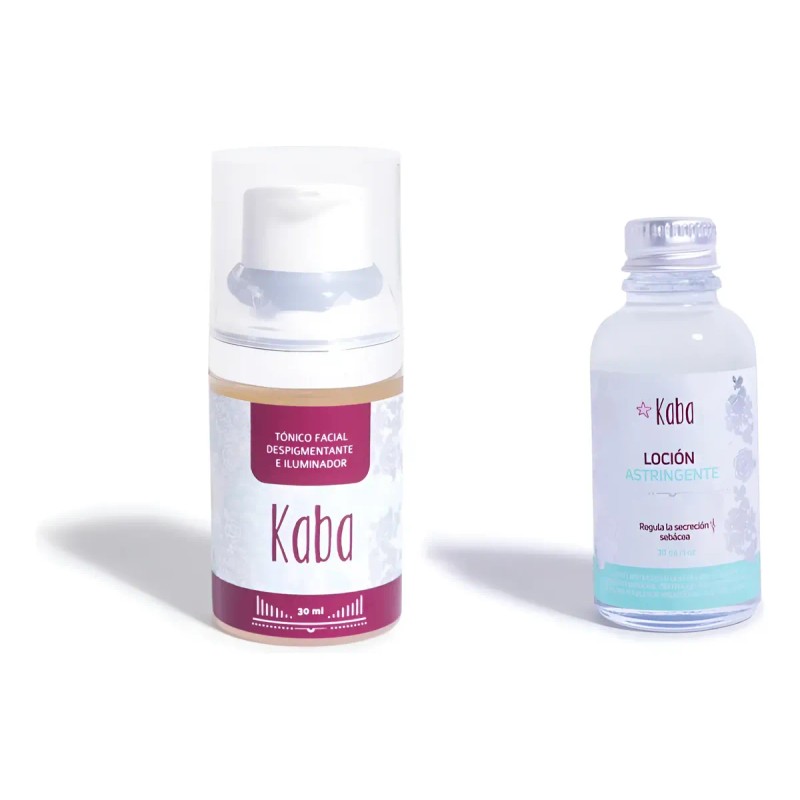 Kit Facial Kaba Loción Astringente Tónico Despigmentante