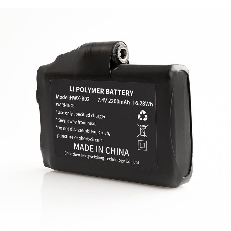 CUEHEAT 7.4V Heated Glove Liners Rechargeable Lithium Polymer Battery, for
