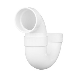 CHARLOTTE PIPE 4 DWV P-Trap with Solvent Weld Joint DWV (Drain, Waste and Vent) (1 Unit Piece)