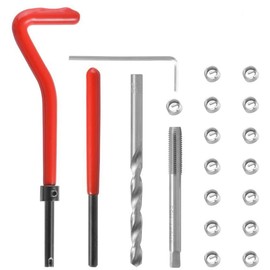 CENPEK 15pcs M12 x 1.25 Thread Repair Kit, Car Helical Coil Repair Set, Compatible Hand Tool Set