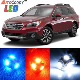 Dome, Map Reading, Courtesy Door Step Light 12 x Premium Xenon White LED Lights Interior Package for Subaru Outback + Tool