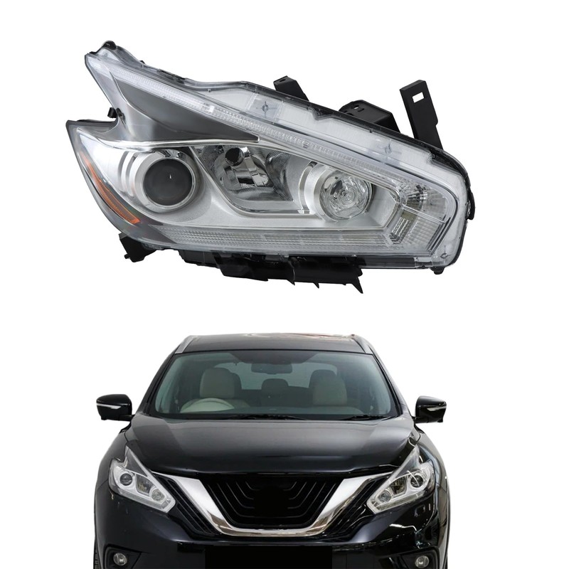 labwork Headlight Assembly Replacement for Murano 2015-2016 Headlights Halogen w/DRL