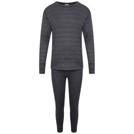 KidCollection Kids Thermal Set -Charcoal - Age 6-8 Years - KC164-G-6-8