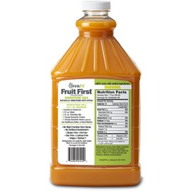 DrinkFit Fruit Smoothie Mixes | 64 Fl Oz | Concentrated Real Fruit Puree, Gluten-Free, Lactose Free, Vegan, Kosher (Banana)