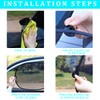 Car Rear Window Sunshade with Suction Cup, Sun UV Rays