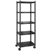 PXRACK 5-Tier Kitchen Storage Shelves, Adjustable Metal Shelves for Storage
