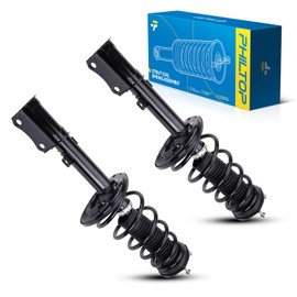 PHILTOP Rear Struts Fit for Camry 2007 2008 2009 2010 2011, Avalon 2008 2009 2010 2011 2012, Complete Shocks Absorber Quick Suspension Struts with Coil Spring Assembly 172310 172309, Set of 2 SAA009