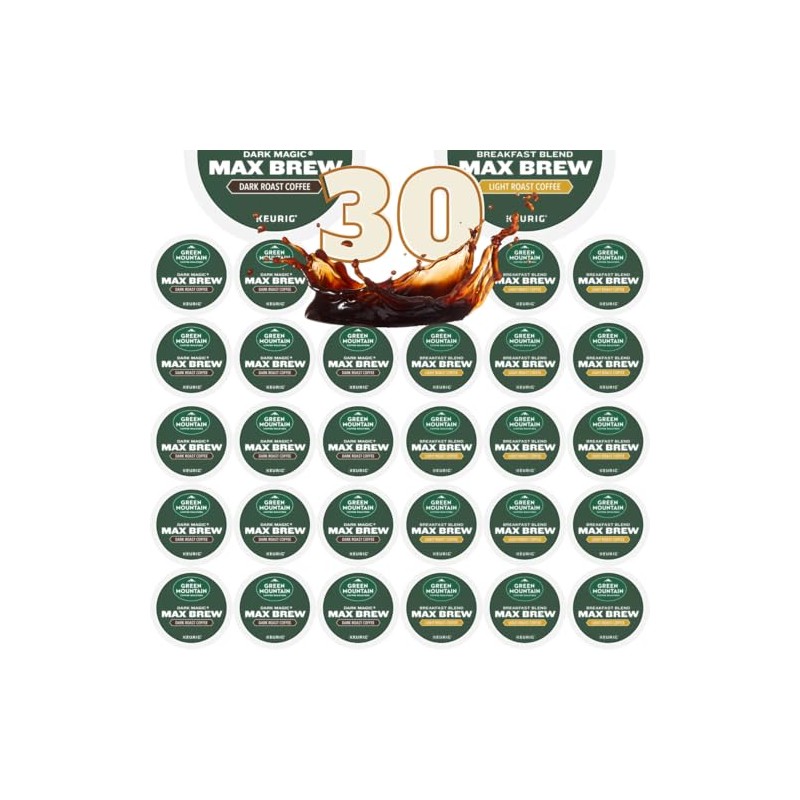 30-count K-Cup portion packs for Keurig K-Cup Brewers with Green