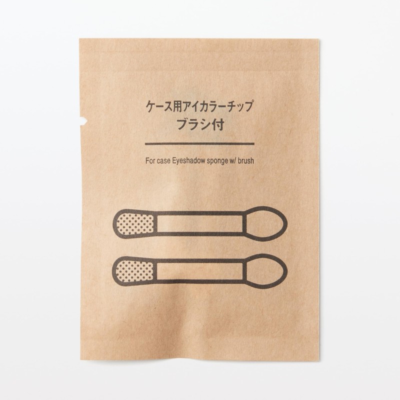 MUJI OGB54A1A Eye Color Tip for Case with Brush, Pack