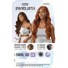 Outre Lace Front Wig - Melted Hairline - Swirlista - Swirl 102 (SANDY BLONDE)