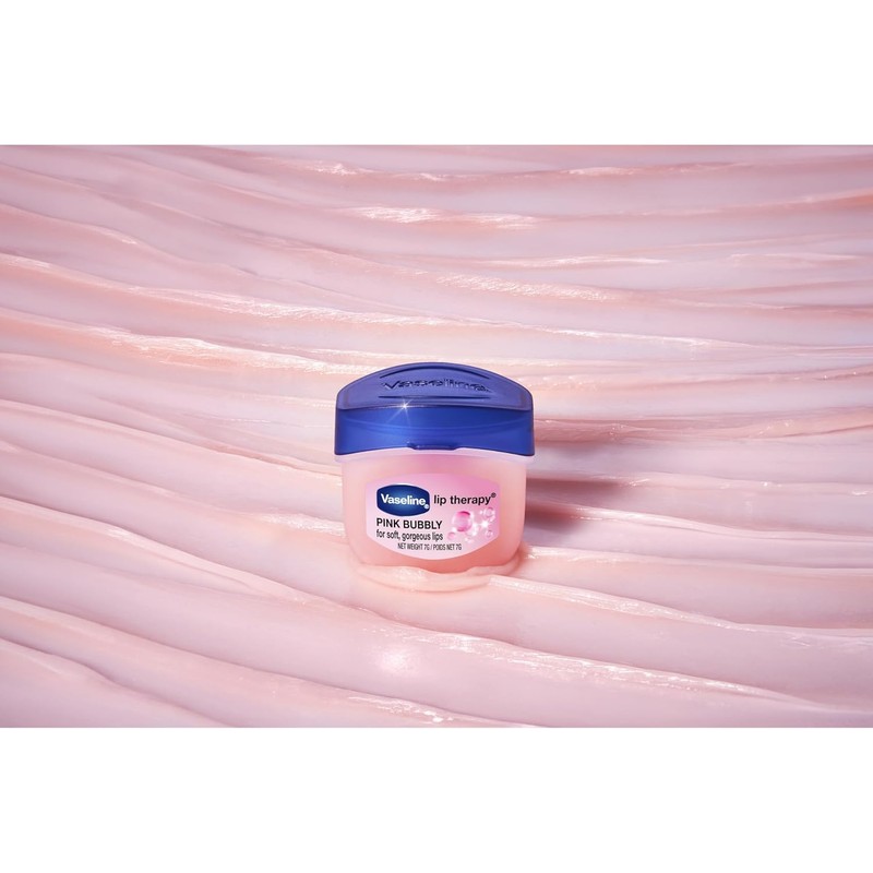 Vaseline Bálsamo para Labios Mini Tarro Pink Bubbly 7g, Hidratación
