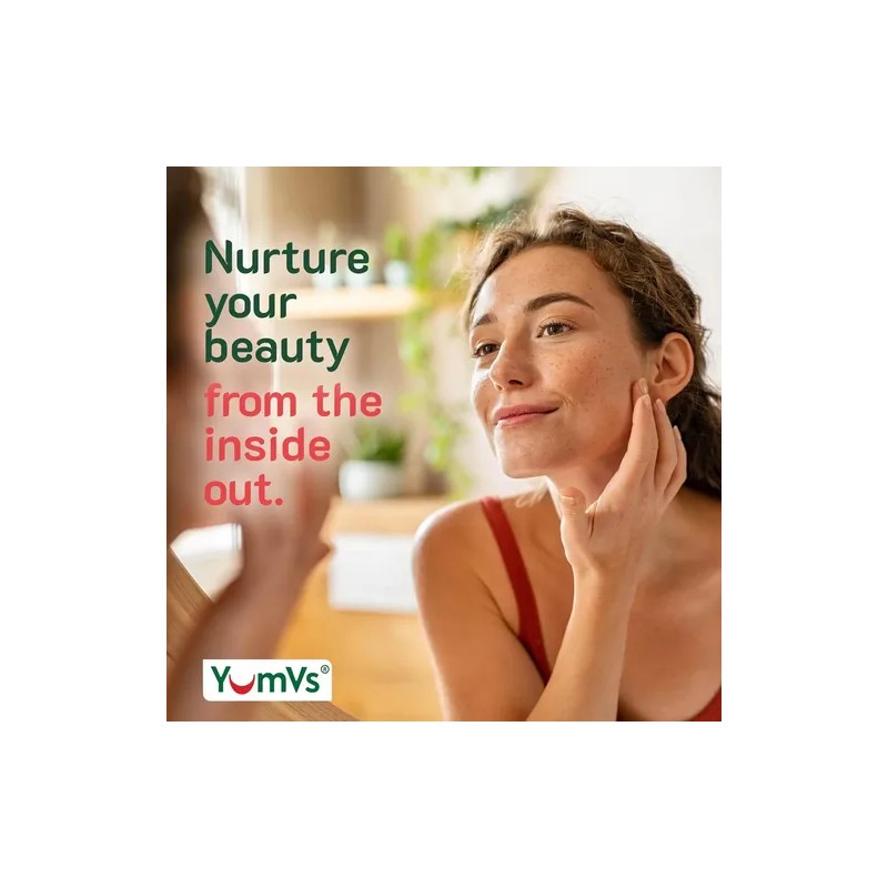 Yumvs Biotina Gummies 10000 Mcg Potencia Máxima 70 Unidades