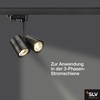 SLV 3-Phase BIMA 2, LED spot, Spotlight, Ceiling, Track System,