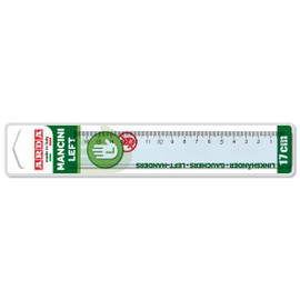 Arda 28917 Man Left Handed Ruler, 17 cm, Left