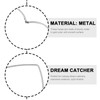 DECHOUS 9Pcs Metal Rings for Macrame, Heart Shape Dream Catcher