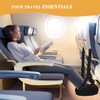 Travel Comfort Adjustable Memory Foam Airplane Foot Rest Hammock -