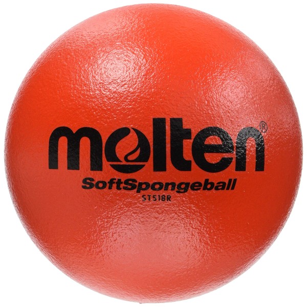 Molten STS18R Soft Sponge Ball, 7.1 inches (18 cm), R Red