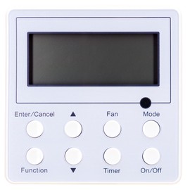Replacement Wired Controller for GREE Commercial Air Conditioner Ceiling Cassette UMATxxHP230V1AC UMAT18HP230V1AC UMAT24HP230V1AC UMAT30HP230V1AC UMAT36HP230V1AC UMAT42HP230V1AC UMAT48HP230V1AC
