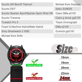 19mm Elastic Band Compatible with Willful/YAMAY/Letsfit/LETSCOM/TEMINICE/LIFEBEE/Lintelek/ ID205 ID205L ID205G ID205S ID205U/Blackview/UMIDIGI Stretchy Sport Nylon Replacement Strap for Women Men