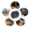 WOMGF Flap Discs Diameter 76 mm x 10 mm Grit