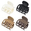 Baoswi 4 Pack 1.52" Medium Hair Clips Double Row Teeth