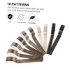 Operitacx 10 Pack Creative Foil Washi Tapes Black Decorative Sticker