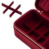 Caja Organizadora de Terciopelo para Anillos Múltiples, Bandeja Expositora con