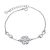 Cosol Silver Winter Snowflake Bracelet for Women Holiday, 925 Sterling