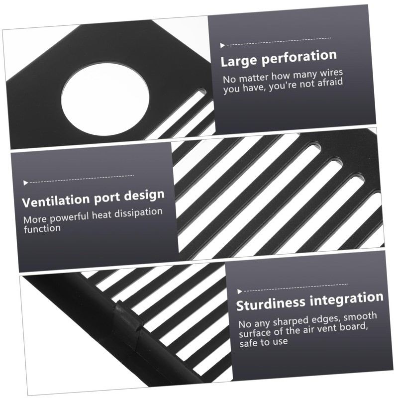 COHEALI 4pcs Ventilation Grille Covers Stylish Air Vents for Computer