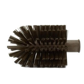 SPARTA SPARTA 45004EC01 Plastic Multi-Purpose Valve Brush, Pipe Brush, Round Brush with Polyester Bristles, Color Coded for Commercial Cleaning, Kitchen, 7.1 X 4 X 7.1 Inches, Brown, (Pack of 6)
