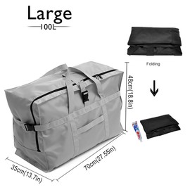 Travel Duffle Bag,Large Storage Bags,Foldable Weekender Bag,Overnight bag,Heavy Duty Travel Bag,Reinforced Carry Straps Gmy Dance Bag for Men And Women Camping,Moving,Hospital