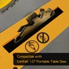 Dado Throat Plate Compatible with DeWalt 10" Portable Table Saw