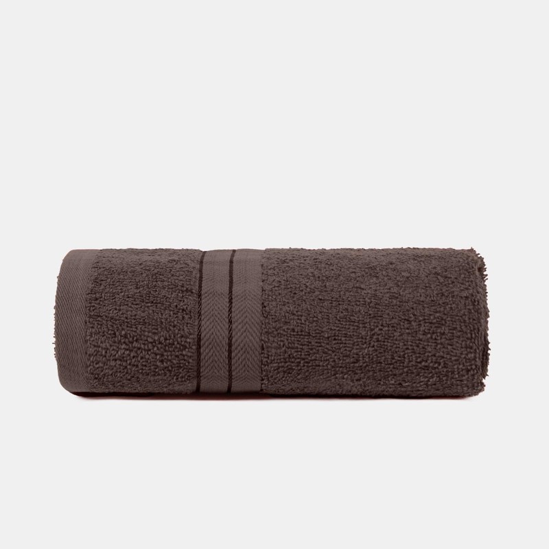 Brentfords Hand Towels for Bathroom Dark Brown, 100% Cotton Hand